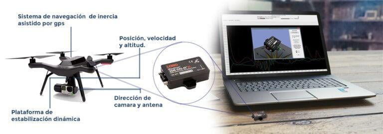 En el caso de un dron podemos tener bajo control una gran cantidad de elementos como lo es el sistema de navegación por GPS, hasta la velocidad posición y altitud.