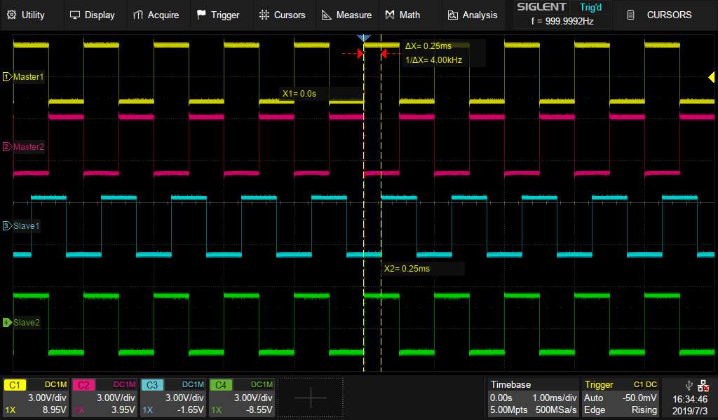 Adjust phase relationship.