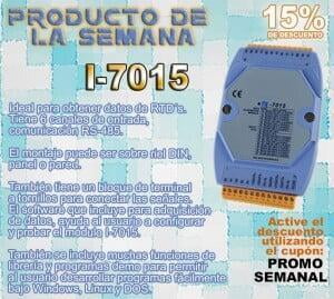 El módulo I-7015 proporciona acondicionamiento y protección rentable para un amplio rango de sistemas y control de señales industriales.