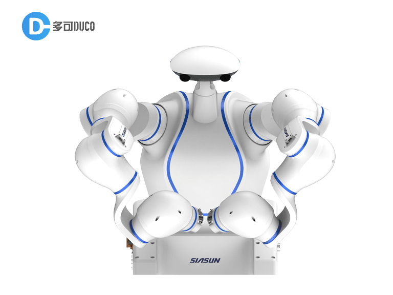 El cobot de brazo doble de SIASUN, se presenta con alta flexibilidad, seguridad extrema, evitación de obstáculos activa, despliegue rápido.