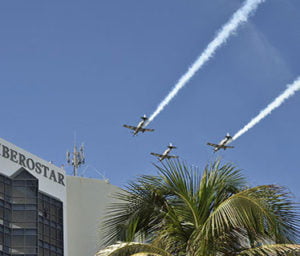 show de aviones.
