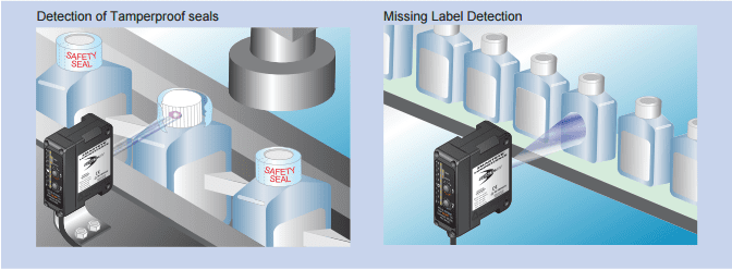 Detection of Tamperproof seals and missing label detection